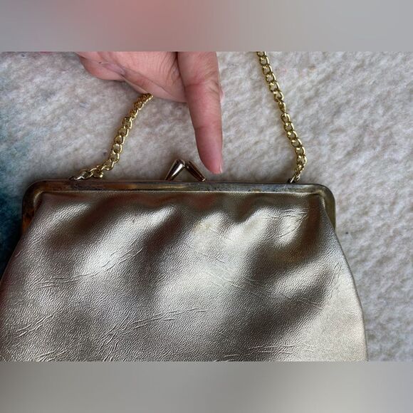 1980s/90s Silver Clutch Purse - Picture 4 of 6